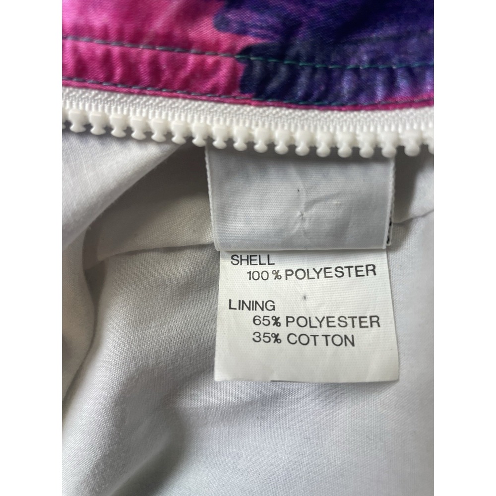 VTG RETRO 80s HEAD SportswearWaterfall Colorblack Track Windbreaker Jacket SM - Picture 14 of 14